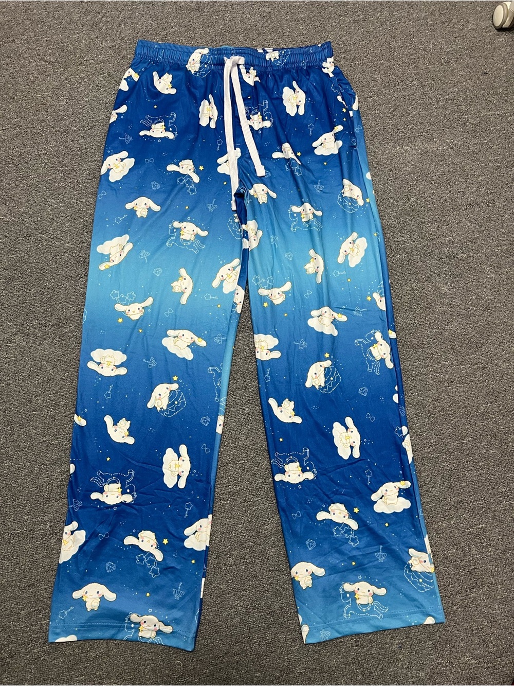 Sanrio Blue Cinnamoroll Cloud Print PJ Pants Women’s S